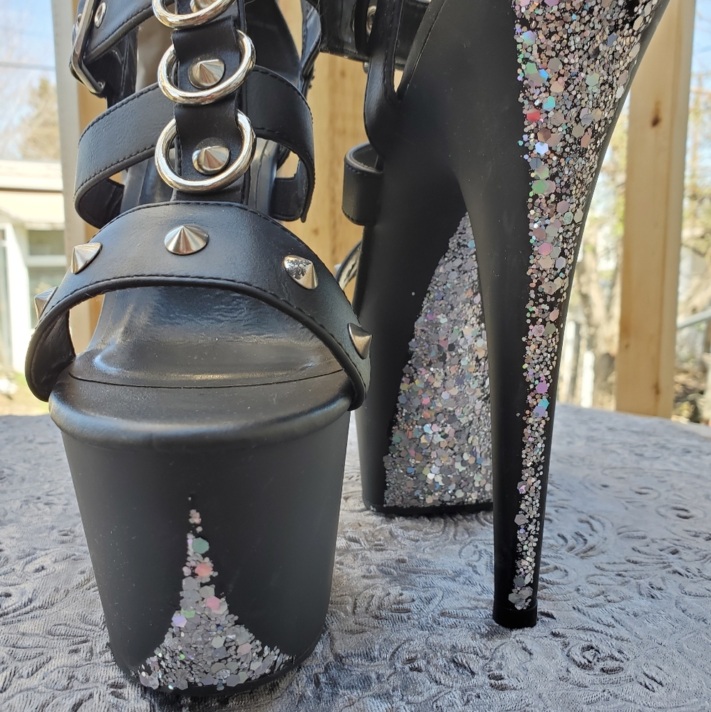 Custom Glitter Pleaser Platfodm US 11